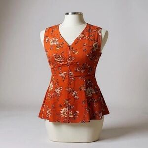 TORRID Rayon Button Up Tank Top With Back Tie NWT Size‎ 4X